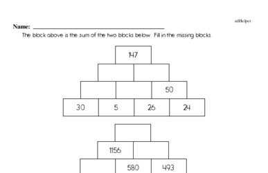 Math Puzzle Worksheets for Fourth Graders - Large Workbook of Math Puzzle Worksheets