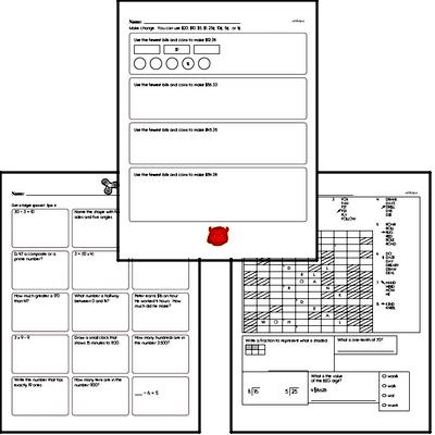 May Fun Packets - Small 5-7 Page Worksheets<BR>Use for homework, in the classroom, or for fast finishers.