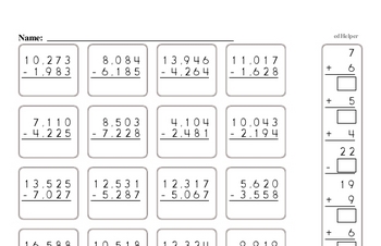 math homework sheets 5th grade