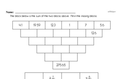 Addition Worksheets - Free Printable Math PDFs Worksheet #434