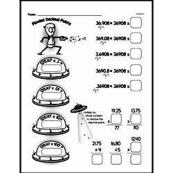 Fifth Grade Division Worksheets - Division and Powers of 10 Worksheet #1