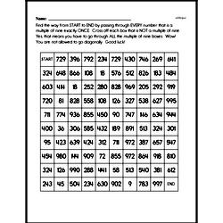 Fifth Grade Division Worksheets - Division with Remainders Worksheet #2