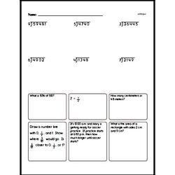 Free 5.NBT.B.6 Common Core PDF Math Worksheets | edHelper.com