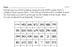 Free 5.NBT.B.6 Common Core PDF Math Worksheets Worksheet #2