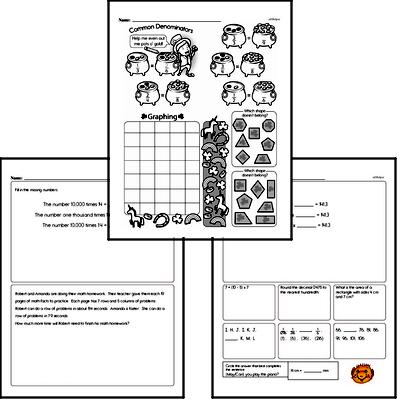 Fractions - Fractions and Equivalence Workbook (all teacher worksheets - large PDF)