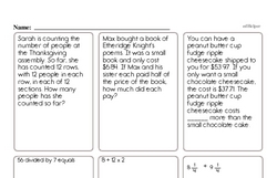 Fifth Grade Fractions Worksheets - Mixed Numbers and Improper Fractions Worksheet #1