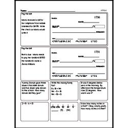 Free 5.NF.A.1 Common Core PDF Math Worksheets Worksheet #9
