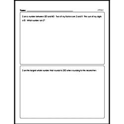 Fifth Grade Fractions Worksheets - Subtracting Fractions Worksheet #2