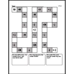 Addition and Subtraction Fraction Puzzle