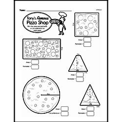 Fifth Grade Geometry Worksheets - Area Worksheet #6
