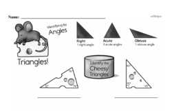 Fifth Grade Geometry Worksheets - Lines and Angles Worksheet #13