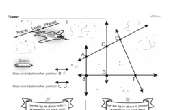 Fifth Grade Geometry Worksheets - Lines and Angles Worksheet #7