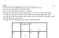 Math Logic Puzzle - Super Challenge Problems - Difficult