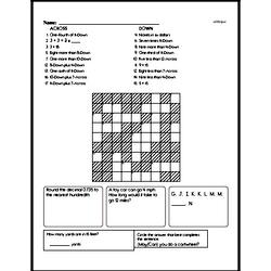 Fifth Grade Math Challenges Worksheets - Puzzles and Brain Teasers Worksheet #8