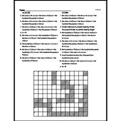 Fifth Grade Math Challenges Worksheets - Puzzles and Brain Teasers Worksheet #9