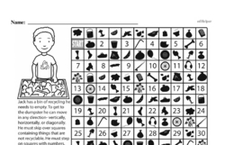 Fifth Grade Math Challenges Worksheets - Puzzles and Brain Teasers Worksheet #50
