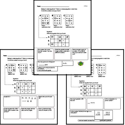 Math Facts Practice Mixed Math PDF Book