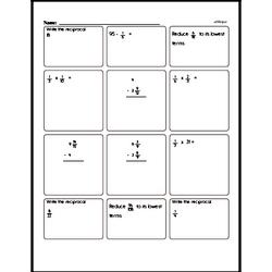 Fractions Math Minutes
