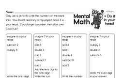 Fifth Grade Math Word Problems Worksheets - Mixed Operations Math Word Problems Worksheet #1