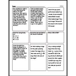 Fifth Grade Math Word Problems Worksheets - Multi-Step Math Word Problems Worksheet #2