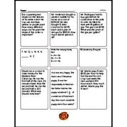 Fifth Grade Measurement Worksheets - Measurement Word Problems Worksheet #1