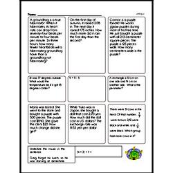 Fifth Grade Measurement Worksheets Worksheet #4