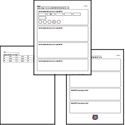 Animals math worksheets 5th grade decimal division