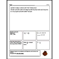 Free 5.NBT.B.5 Common Core PDF Math Worksheets | edHelper.com
