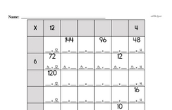 Multiplication Worksheets - Free Printable Math PDFs Worksheet #47