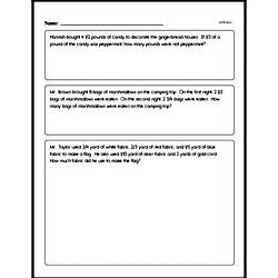 Fifth Grade Multiplication Worksheets Worksheet #22