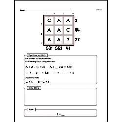 Fifth Grade Multiplication Worksheets Worksheet #17