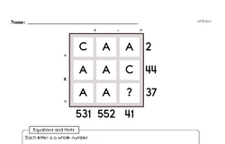 Multiplication Worksheets - Free Printable Math PDFs Worksheet #132