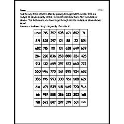 Fifth Grade Multiplication Worksheets Worksheet #6