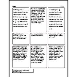 Fifth Grade Number Sense Worksheets - Converting Numerical Expressions to Different Forms Worksheet #3