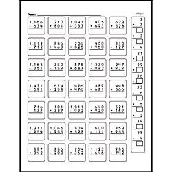 Fifth Grade Number Sense Worksheets - Multi-Digit Numbers Worksheet #3