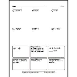 Fifth Grade Number Sense Worksheets - Multi-Digit Numbers Worksheet #4