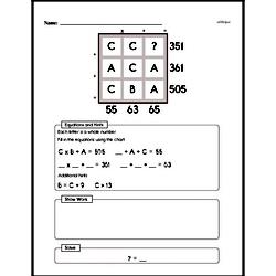 Fifth Grade Number Sense Worksheets - Multi-Digit Numbers Worksheet #6