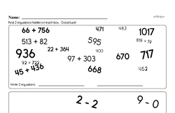 Fifth Grade Number Sense Worksheets - Understanding Expressions and Equations Worksheet #4