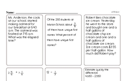 Fifth Grade Subtraction Worksheets - Subtraction with Decimal Numbers Worksheet #4