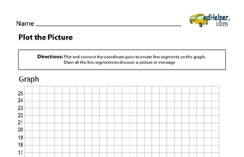 Another Valentine's Day Plot the Picture Worksheet Challenge