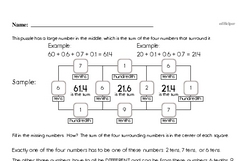 Sixth Grade Addition Worksheets - Addition with Decimal Numbers Worksheet #3