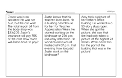 Sixth Grade Addition Worksheets - Addition with Decimal Numbers Worksheet #5