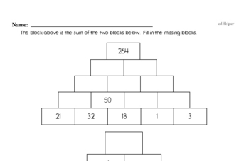 Addition Mixed Math PDF Workbook for Sixth Graders