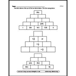 Addition Worksheets - Free Printable Math PDFs Worksheet #105