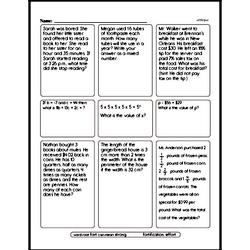 Sixth Grade Data Worksheets - Collecting and Organizing Data Worksheet #3
