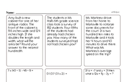 Free 6.SP.A.1 Common Core PDF Math Worksheets Worksheet #4