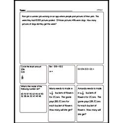 Division - Division and Powers of 10 Workbook (all teacher worksheets - large PDF)