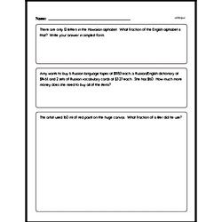 Fun Enrichment Problems PDF Page