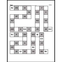 Sixth Grade Fractions Worksheets - Addition and Subtraction of Mixed