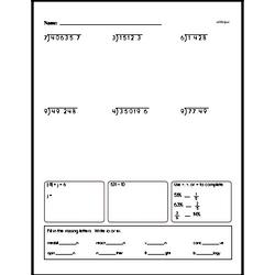 Sixth Grade Fractions Worksheets - Fractions and Equivalence Worksheet #2